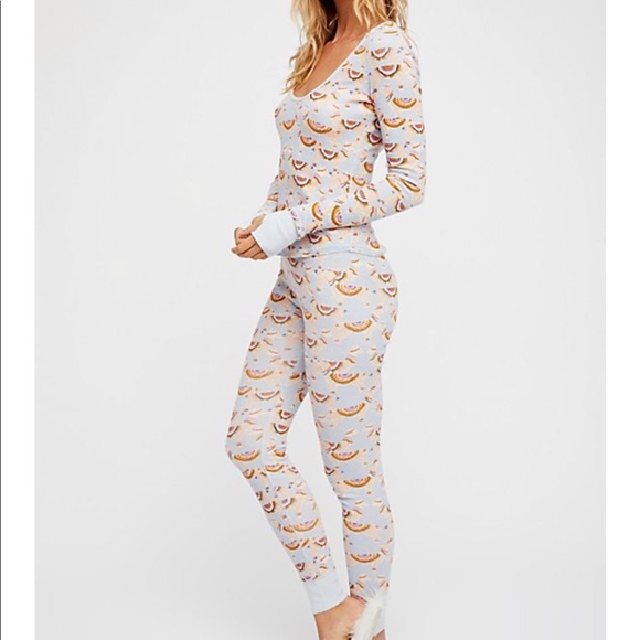 Free People Other - Free people wake me up set llama pj NWT